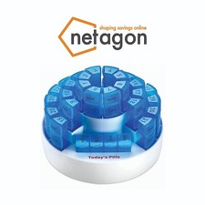 Monthly Pill Tablet Organiser Box Medicine Full Month 31 Day 4 Daily Sections 