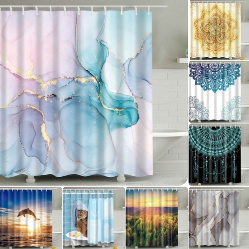 Shower curtain waterproof - shower,
