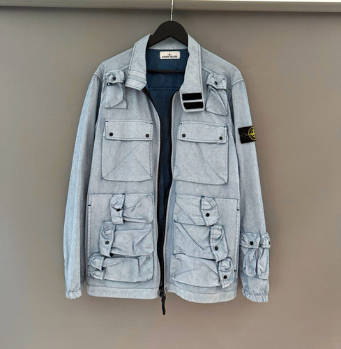 Stone island blue cotton - stone, zip