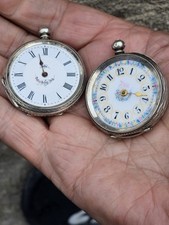 Antique  Solid Silver Ladies Pocket Watches c. 1900