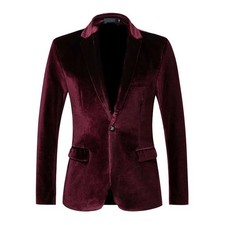 Men Velvet Blazer Brand New