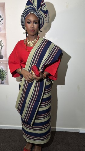 Premium plain aso oke - plain, &