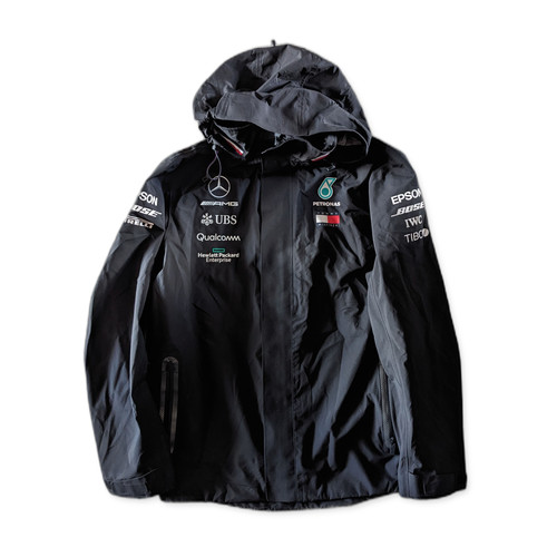 Mercedes team issue rain - team,