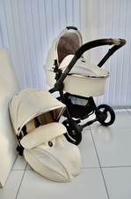 Egg white pram and - white, carrycot