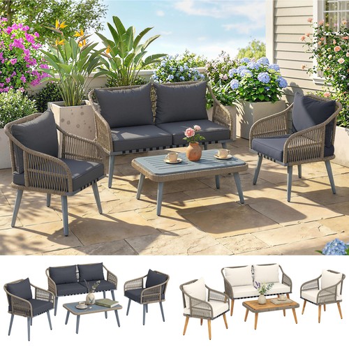 Piece rattan garden - 4,