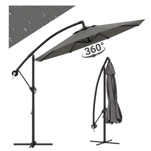 Cantilever banana parasol - 3m,