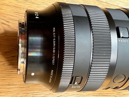 Sigma 70mm dg - f2.8, dn