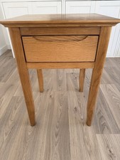 Natural Oak 1 Drawer Bedside