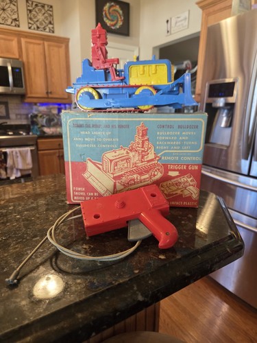 Robert the robot bulldozer toy - robot,