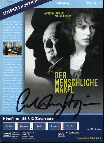 Anthony hopkins signed - anthony, /