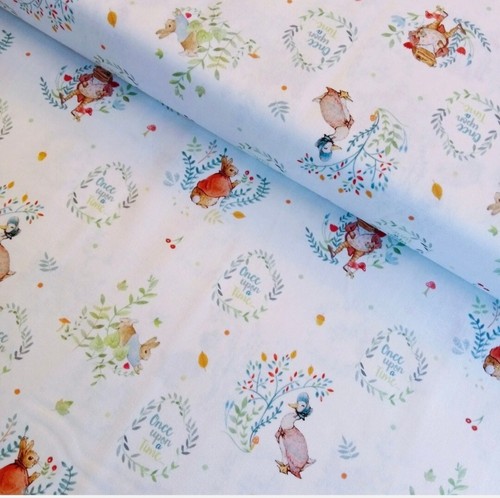 Peter rabbit cotton fabric - peter,