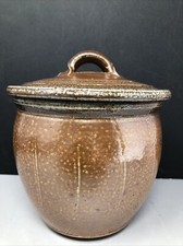 A Studio Pottery Salt Glazed