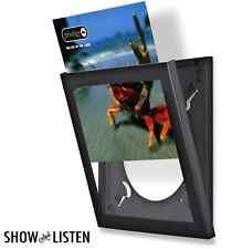 Show & Listen Vinyl Display Frame Wall 12" LP Record Album Cover Sleeve - Black