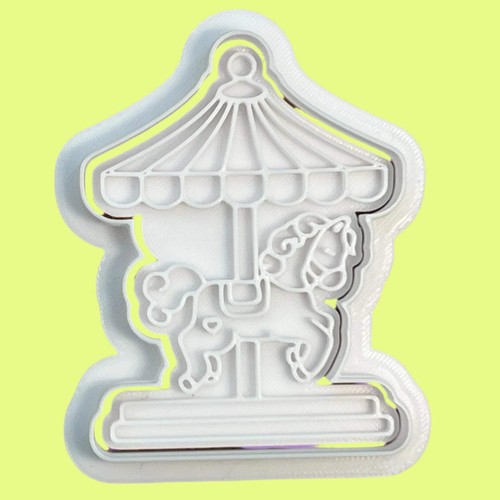 Carousel horse cookie cutter - carousel,
