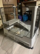 Yaheetech Rolling Small Animal Cage 2-level, for rats, hamsters, chinchillas