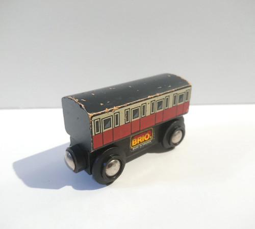 Wooden railway train genuine - wooden,