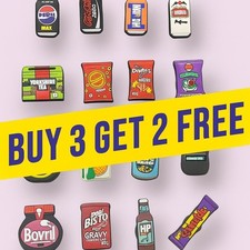 Croc Shoe Charm - Cereal - Drinks - Chocolate - Snacks - Meals - Beer - Food