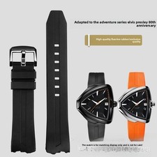 For Hamilton Ventura Elvis 80th Anniversary H24585331 24551331 Fkm Watch Strap