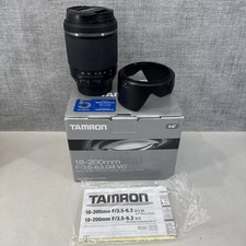 NIKON FIT TAMRON 18-200MM F3.5-6.3 Di II VC - boxed and in MINT condition