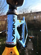 Viking Roma XRR Road Bike Frameset With Carbin Forks - Size Large - Blue