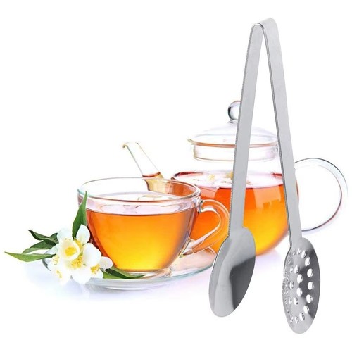 Steel tea tongs bag - tea,