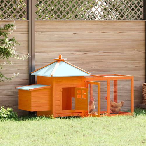 Chicken coop brown solid - coop,