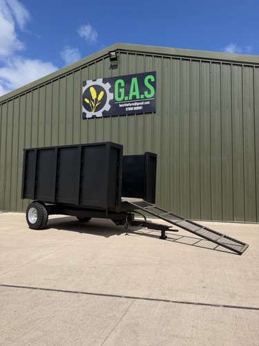 Ton muck trailer - muck, trailer,