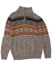 Superdry Mens Zip Neck Jumper