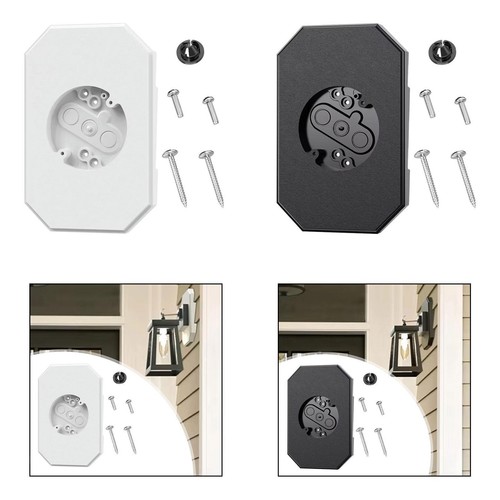 Siding light mounting block - siding,