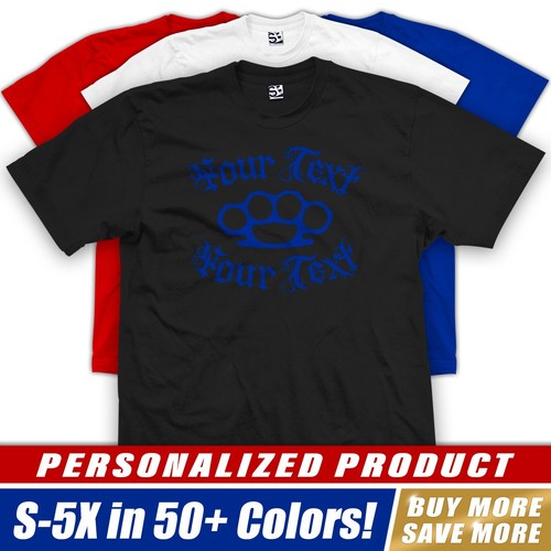 Custom brass knuckles shirt - brass, t-shirt