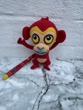 Tinga Tinga Tales Monkey 6" Soft Toy Plush Bandai Retired Red