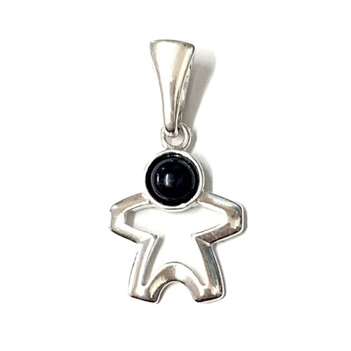 Whitby jet and 925 sterling - jet,