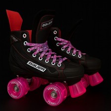 Bauer NSX Custom Quad Roller Skates Size 4 EU 37