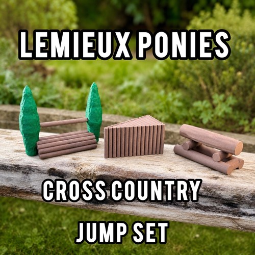 Toy cross country jumps set - set, of