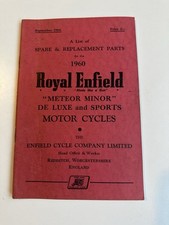 Royal Enfield 1960 Parts Book