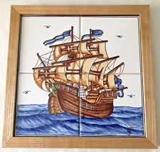 Framed Spanish Wall Tile