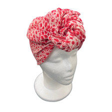 Red White Cheetah Print Square