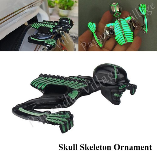 Motorcycle glow skull skeleton - skull,