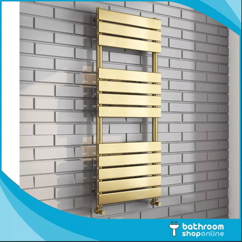 Brushed brass flat bar - flat,