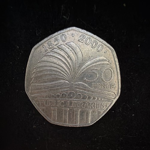 2000 elizabeth 50p - 2000, uk