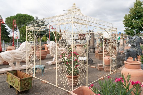 Iron gazebo l400xpr400xh365 - iron, cm