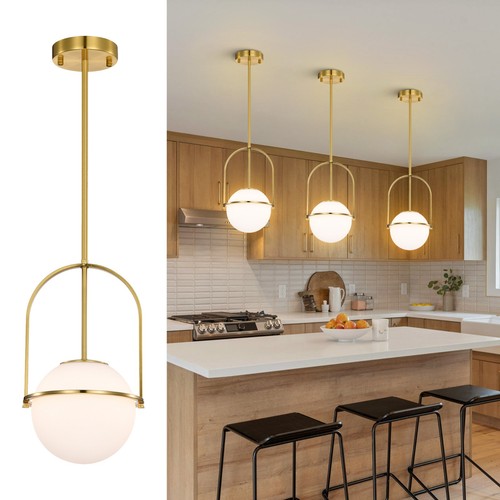 Modern gold pendant light - modern,