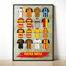 Partick thistle painted shirt - partick,