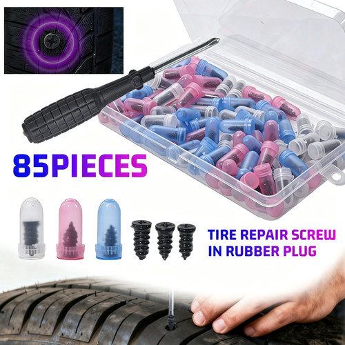 85pcs tyre puncture repair kit - puncture,