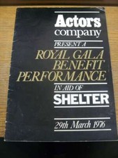 29/03/1976 Theatre Programme