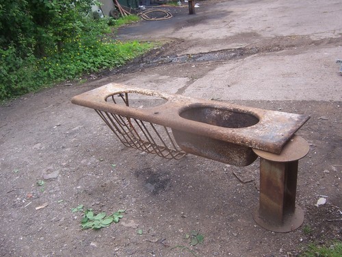 Antique cast iron victorian - cast,