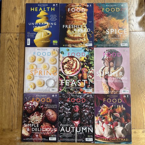 Waitrose food magazines - 8,