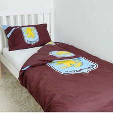Aston Villa FC Single Duvet Set.