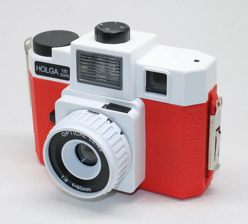 Holga 120 gcfn red white - gcfn, &