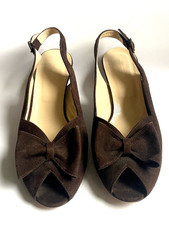 Hobbs Chocolate Brown Suede